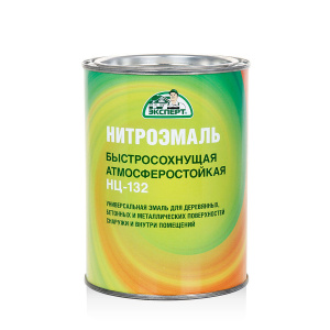 Эмаль НЦ-132М Эксперт красная 0,7кг