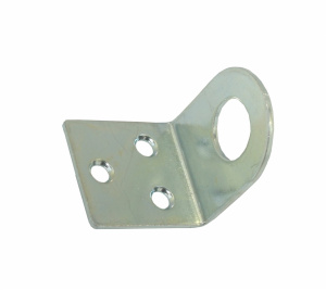 Проушина для замка 40*90 гнутая  оцинк б/шурупов