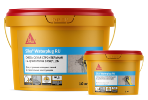 Гидроизоляция цементная Sika Waterplug 1кг