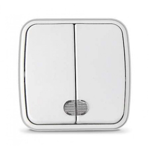 Выключатель Ионик 2кл. наружный с индик.