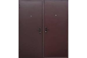 Дверь металл/металл 960мм левая Стройгост 5 