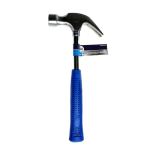 Молоток-гвоздодер 450гр кованый дервянная ручка