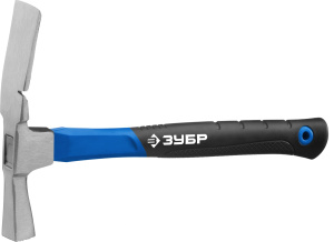 Молоток-кирка каменщика 600гр проф фибергласс ручка Зубр