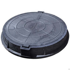 Люк полимерный черный,серый 25тн