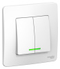 Выключатель Бланка 2кл. внутренний с подсветкой