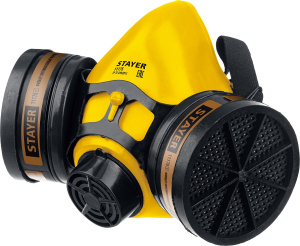 Респиратор Staer противогазовый два фильтра проф