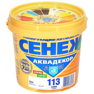 Сенеж аквадекор 2,5кг (слива)
