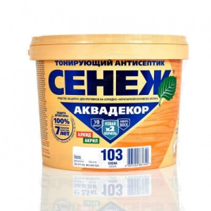 Сенеж аквадекор 9 кг (сосна)