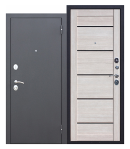 Дверь металл  7,5см  860мм правая Гарда Серебро Астана ***