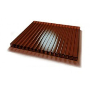 Поликарбонат сотовый терракот 4мм 2,1*6м 0,47 ***