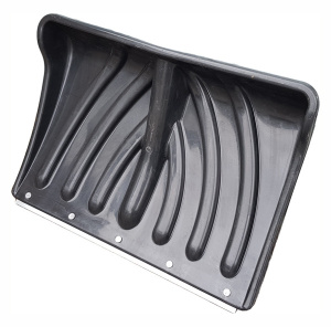 Лопата снегоуб. Крепыш 465*340 пластик с планкой б/черенка