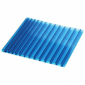 Поликарбонат сотовый синий 4мм 2,1*6м 0,46 ***