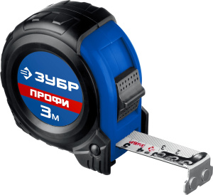 Рулетка 3м Зубр Профи усиленная