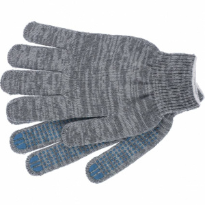 Перчатки х/б с ПВХ 6 нитей