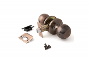 Защелка ФЗ 6072 круглая бронза 