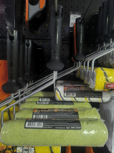 Валик полиакриловый зеленый Декор 180мм