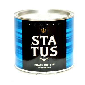 Эмаль ПФ-115 2,6кг черная Статус