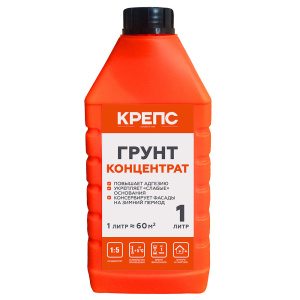 Грунтовка Крепс концентрат 1л (1:5)