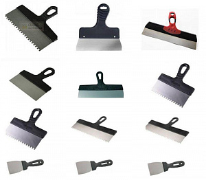 Шпателя, Затирки, Гладилки